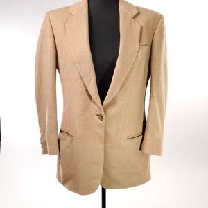 Vintage PBM Women Camel Hair Blazer Jacket - 6